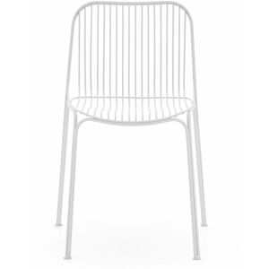 Chaise de jardin en acier blanc Hiray - Kartell - Publicité