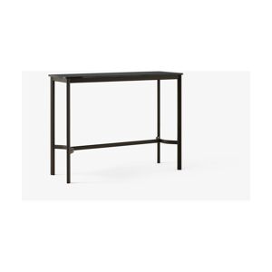 &tradition Table rectangulaire haute en acier noire et piètement bronze 140 x 50 x 105 cm Drip H - Publicité