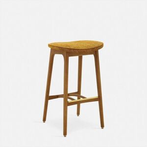 366 Concept Tabouret de bar en tissu marbre moutarde et frêne foncé 75 cm Série 200-190 - 366 Con - Publicité