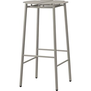 Tabouret de bar en acier taupe 75 cm Novo - AYTM - Publicité