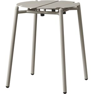 Tabouret en acier taupe 44 cm Novo - AYTM - Publicité