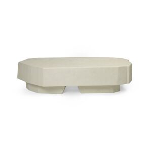 Table basse ivoire en béton et fibre de verre Staffa - Ferm Living - Publicité