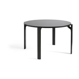 Table à manger en hêtre laqué noir profond 128 cm Rey - HAY - Publicité