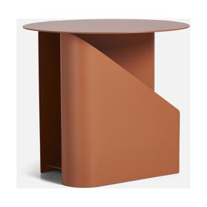 Table d appoint en métal orange brûlé 36x40cm Sentrum - Woud - Publicité