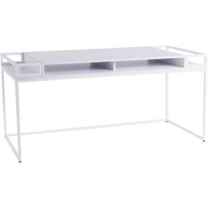 Bureau en métal blanc 140cm K1 - Custom form - Publicité