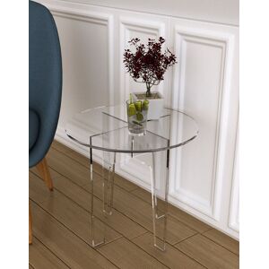 Petrozzi Table Basse Genesis En Plexiglas au choix en 18 Couleurs - Bianco