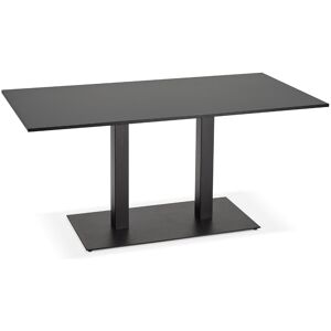 ALTEREGO Table / bureau design 'AUSTIN' noir - 160x80 cm