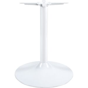 ALTEREGO Pied de table 'BIANKO' 75 en métal blanc