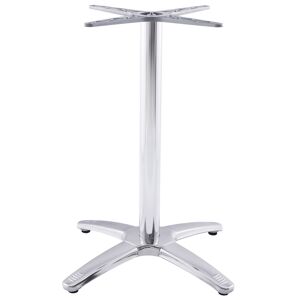 ALTEREGO Pied de table 'CHIKO' 75 en metal chrome pour interieur et exterieur