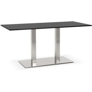 ALTEREGO Table / bureau design 'DENVER' noir - 160x80 cm