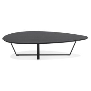 ALTEREGO Table basse de salon design 'DROP' en bois noir - Publicité