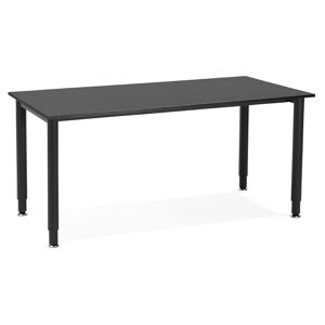 ALTEREGO Table de réunion / bureau design 'FOCUS' noir - 160x80 cm - Publicité