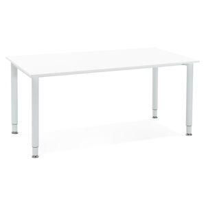 ALTEREGO Table de réunion / bureau design 'FOCUS' blanc - 160x80 cm