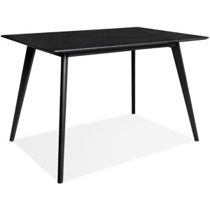 ALTEREGO Petite table / bureau design 'MARIUS' noire - 120x80 cm