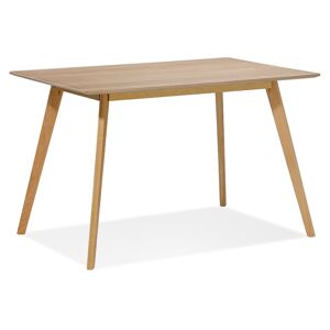 ALTEREGO Petite table / bureau design 'MARIUS' en bois finition naturelle - 120x80 cm