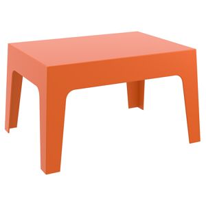 ALTEREGO Table basse 'MARTO' orange en matiere plastique