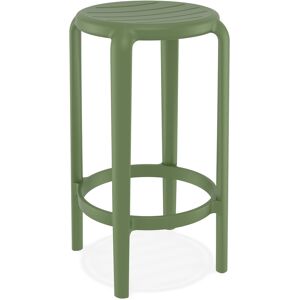 ALTEREGO Tabouret de jardin mi-hauteur 