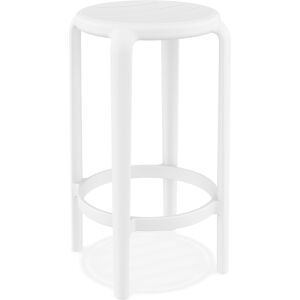 ALTEREGO Tabouret de jardin mi-hauteur 