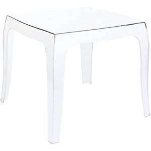 ALTEREGO Table d'appoint 'RETRO' design transparente