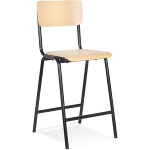 ALTEREGO Tabouret snack mi-hauteur 'STRAVA MINI' finition naturelle classique