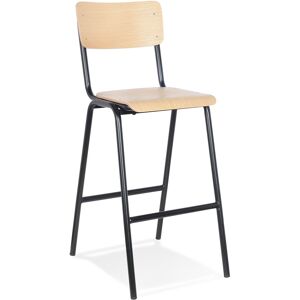 ALTEREGO Tabouret de bar 'STRAVA' finition naturelle classique