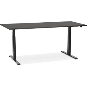 ALTEREGO Bureau ergonomique electrique 'TRONIK' noir - 160x80 cm