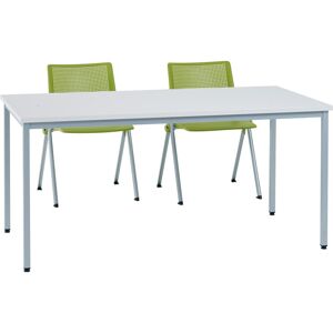 Axess Industries table de bureau polyvalent   dim. plateau lxl 120 x 60 cm   coloris plateau gris