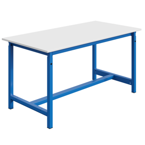 Axess Industries etabli d'atelier pth plateau bois melamine reglable en hauteur   dim. plateau...