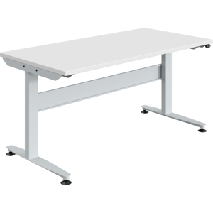 Axess Industries table regulog plateau melamine reglable electriquement   dim. plateau lxp...