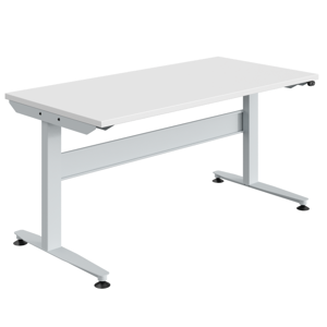 Axess Industries table regulog plateau melamine reglable electriquement   dim. plateau lxp...