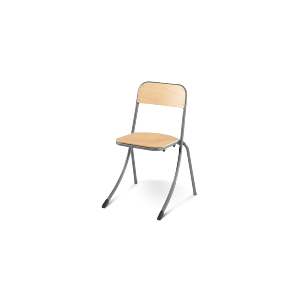 Axess Industries chaise scolaire avec dossier encastre