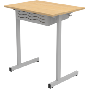 Axess Industries table de classe individuelle taille 6   matiere plateau melamine   nbre de...