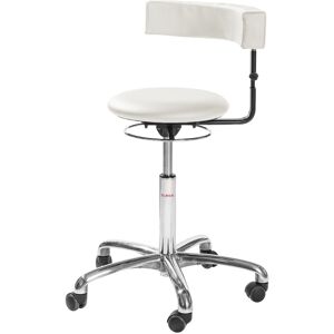 Axess Industries siege d'enseignant avec dossier pivotant   coloris blanc   haut. assise 490 a...