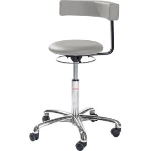 Axess Industries siège d'enseignant avec dossier pivotant   coloris gris   haut. assise 490 à...