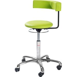 Axess Industries siege d'enseignant avec dossier pivotant   coloris vert   haut. assise 490 a...