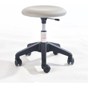 Axess Industries tabouret d'adulte avec une large assise   coloris piétement noir   coloris gris