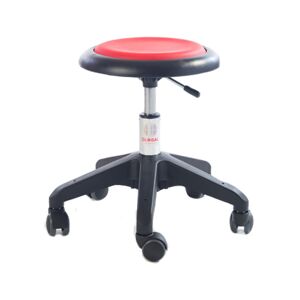 Axess Industries tabouret pour le personnel encadrant   coloris rouge   coloris pietement noir