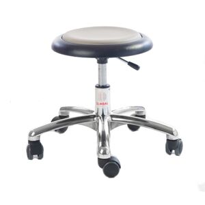 Axess Industries tabouret pour le personnel encadrant   coloris gris   coloris pietement chrome