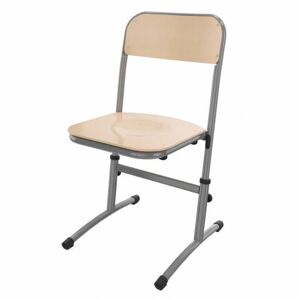 Axess Industries chaise scolaire reglable en bois hetre