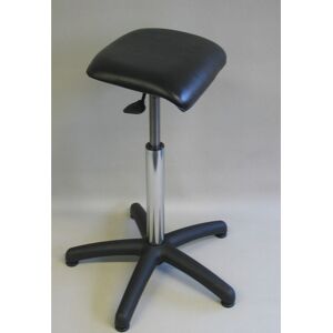 Axess Industries assis debout vinyle   matière piétement acier chromé   haut. réglable assise...