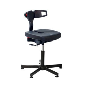 Axess Industries siège d'atelier koncept   piétement patins   haut. réglable assise 470 à 605...