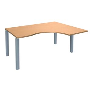 Axess Industries exprim   modele plan compact 4 pieds droite   dim. plateau lxp 160 x 80/120 cm