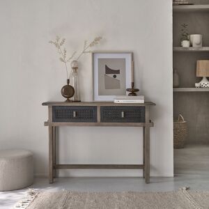 Berah Getah Console en bois recycle massif 110 cm