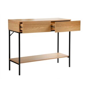 Blancheporte Console STOCKIES - 2 tiroirs, 1 tablette - Blancheporte Écru Unité