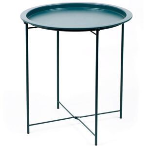 Table d'appoint metal, plateau colore - Blancheporte Vert Unite