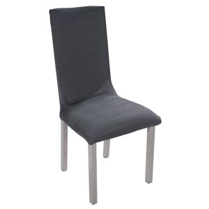 Housse chaise unie extensible - housse integrale ou assise seule - Blancheporte Gris Dessus de chaise : 45x45cm