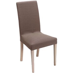 Housse chaise unie extensible - housse integrale ou assise seule - Blancheporte Taupe Housse de chaise