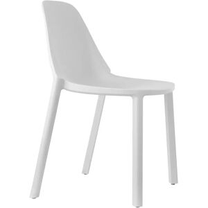 Scab design Chaise PIU interieur et exterieur Blanc