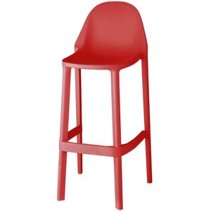 Scab design Tabouret de bar Piu Rouge