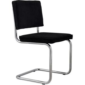 Zuiver Lot 2 chaises Ridge Rib Noir